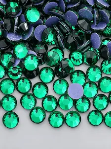 2880pcs Deep Flat Back Heat Press Crystal Rhinestones, Textured Decorative Stones, Ideal for Niche Aesthetic DIY Design Creators