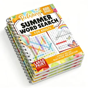 Launches a large character anagram book with over 600 historical terms to provide a soothing summer activity for adults. It is designed to relieve stress and provide relaxation on the beach. This collection contains fun and challenging anagrams.