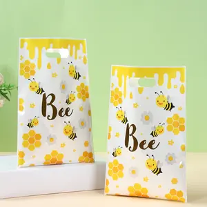 New 10/25/50pcs Little Honey Bee Handbag Little Bee Theme Birthday Party Decorations Kids Favors Gift Hand Bag Baby Shower Supplies Gifts