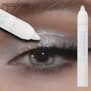 White Eyeliner Shiny Glitter Eyeshadow Stick Eyeliner Pen Makeup Brighten Silkworm