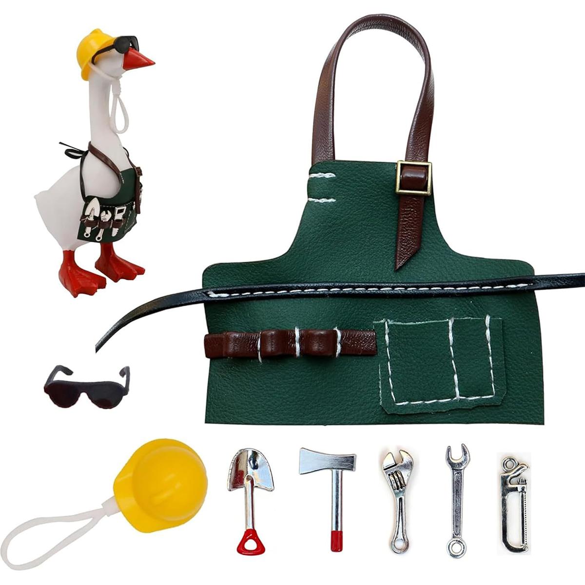 7Inch Desk Goose Outfits Mini Desktop Goose Clothes Cute Office Decor Accessories Set – Magnetic Goose Key Holder, Home Decor & Housewarming Gift, Fun Desk Goose Costume Collection 7Inch Desk Goose Outfits Mini Desktop Goose Clothes Cute Office Decor Accessories Set – Magnetic Goose Key Holder, Home Decor & Housewarming Gift, Fun Desk Goose Costume Collection