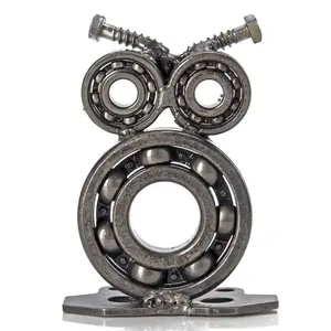 Owl Recycled Metal Sculpture