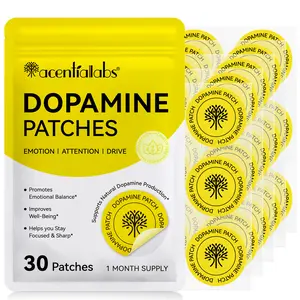 [NEW]acentiallabs Dopamine Patches 30 Patches Mood Support Supplement Promotes Natural Dopamine Production for Focus & Clarity, Easy & Convenient to Use