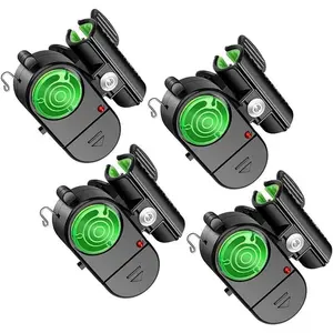 4Pcs Fishing Bite Alarm, Fishing Bite Alarm Device, Fishing Bite Alarm With Clip, Flyfishing, Solocamping, Picnicaesthetic, Ice Fishing, Winter fishing