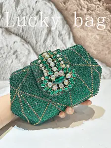 Luxury Rhinestone Handbag, Floral Fringe Clutch Bag, Elegant Clutch, Party Wedding Shoulder Bag, Formal Occasions, Women's Gift Choice