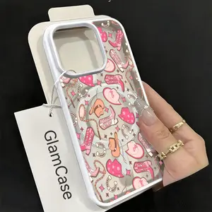 Cowboy Boots and Hats Phone Case，Western Country Style for iPhone 17 16 15 14 13 12 11 Plus Pro Max. A8