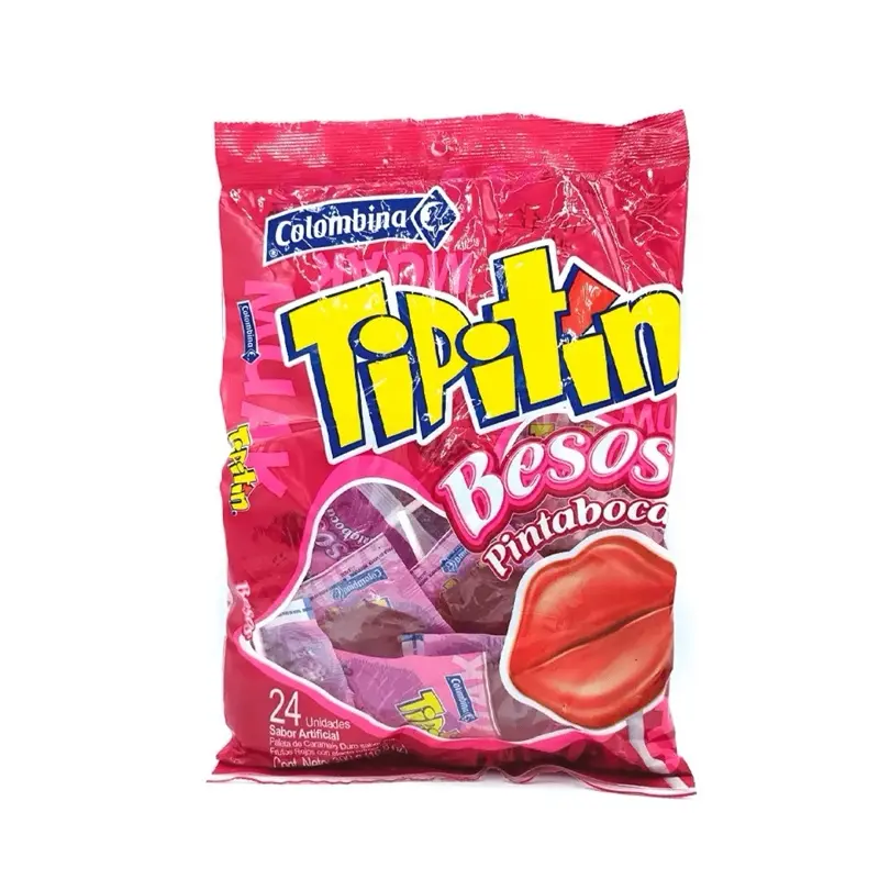 1 Bolsa de Colombina Tipitin Besos Pintaboca 24 und 1 Bolsa de Colombina Tipitin Besos Pintaboca 24 und