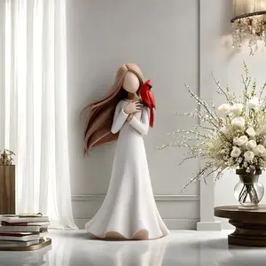 Matte Parrot Figurine, Home Decor Accent Piece, Perfect Gift for Bird and Animal Lovers, Desk Decoration, Atmosphere Enhancer