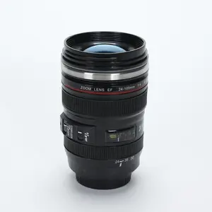 4-Season Universal Coffee Cup with Camera Lens Design, Insulated for Hot and Cold Drinks, Multi-Purpose Beverage Container, Ideal Gift for Photographers and Home Use