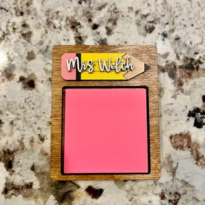 Teacher Sticky Note Holder