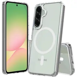 Magnetic Case for Samsung Galaxy A56 5G 2025, Magnetic Cover Compatible with MagSafe, Protective Hard Back Slim Shockproof Bumper, Support Wireless Charging