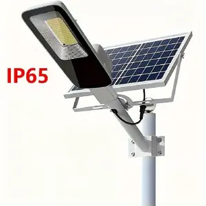 Solar lights outdoor IP65 waterproof, solar street light, solar pole light, solar garden light, remote control, wall mounted or pole mounted