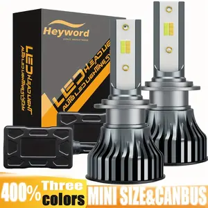 2-Pack H4 LED Car Lights H11 Canbus 20000 Lumens 12V 6000k 4300k 3000k 3-Color lights H8-H9 9005hb3 9006 hb4 9012 hir2 H27 Fog Lamps
