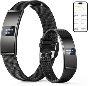 Smart Fitness & Health Tracker Band – Heart Rate, SpO2, HRV & Sleep Monitoring | IPX8 Waterproof | 7-Day Battery