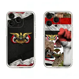 Yemen National Emblem Flag Passport Phone Cases  for iPhone 17, 16, 15, 14, 13, 12, 11 Pro Air Plus ProMax and Samsung S26-S22 Plus shock-absorbing phone cases, fashionable gift.
