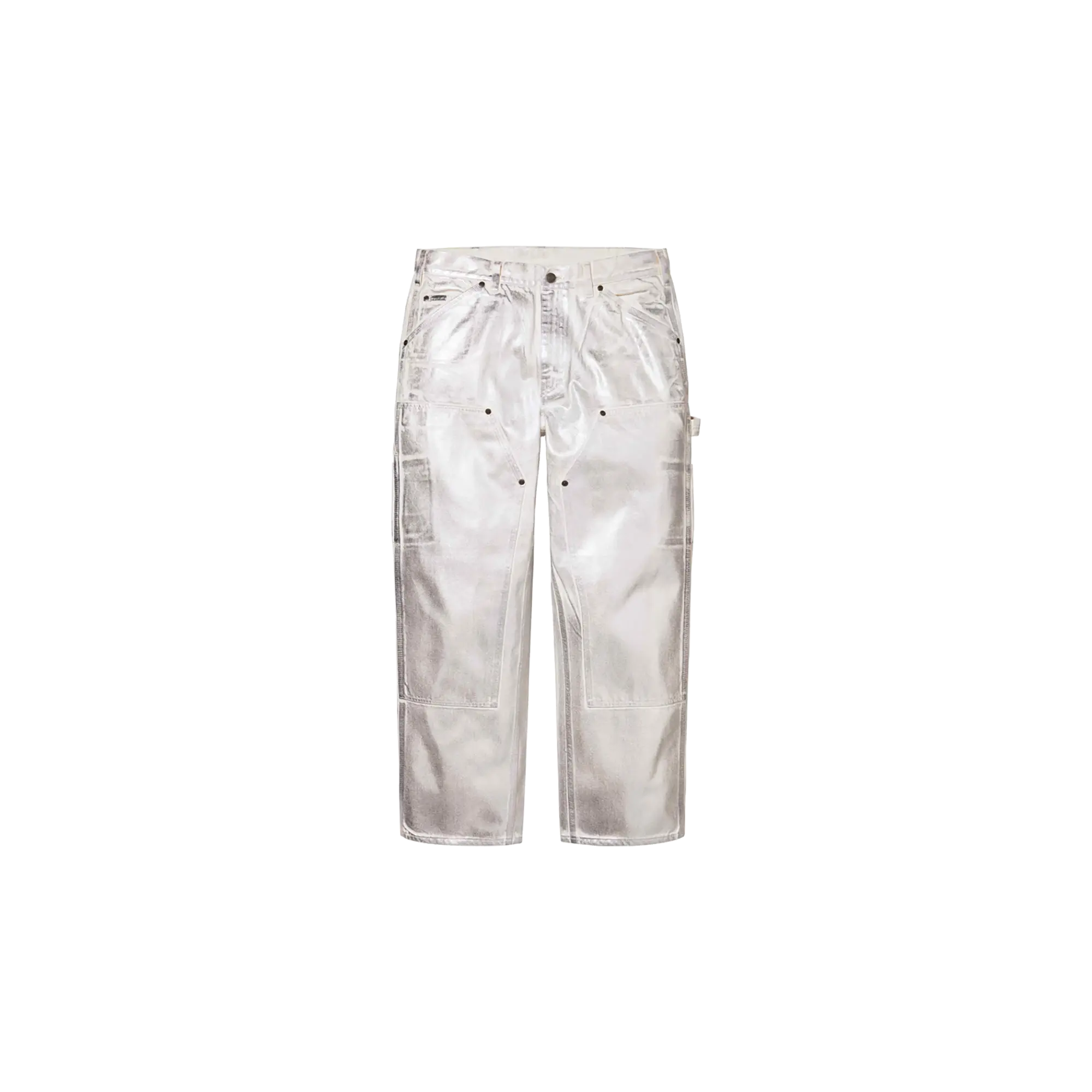 MM6 Maison Margiela Foil Double Knee Painter Pants "SS24 - Natural" SU27240