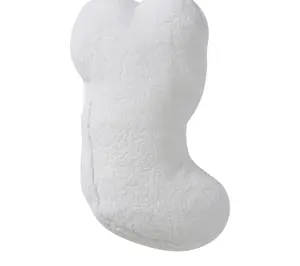 Hallmark 8" x 16" Red Stocking Shaped Holiday Dec Pillow