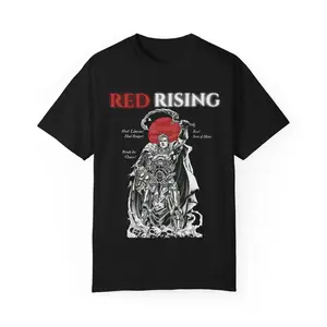 Red Rising Darrow of Lykos T-Shirt, Rise for Mars, Sci-Fi Fan Booktok Gift Unisex T-Shirt Classic Cotton