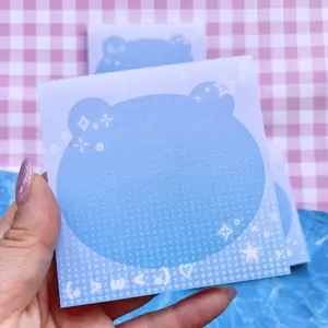 Cyber Bear Square Memo Pad