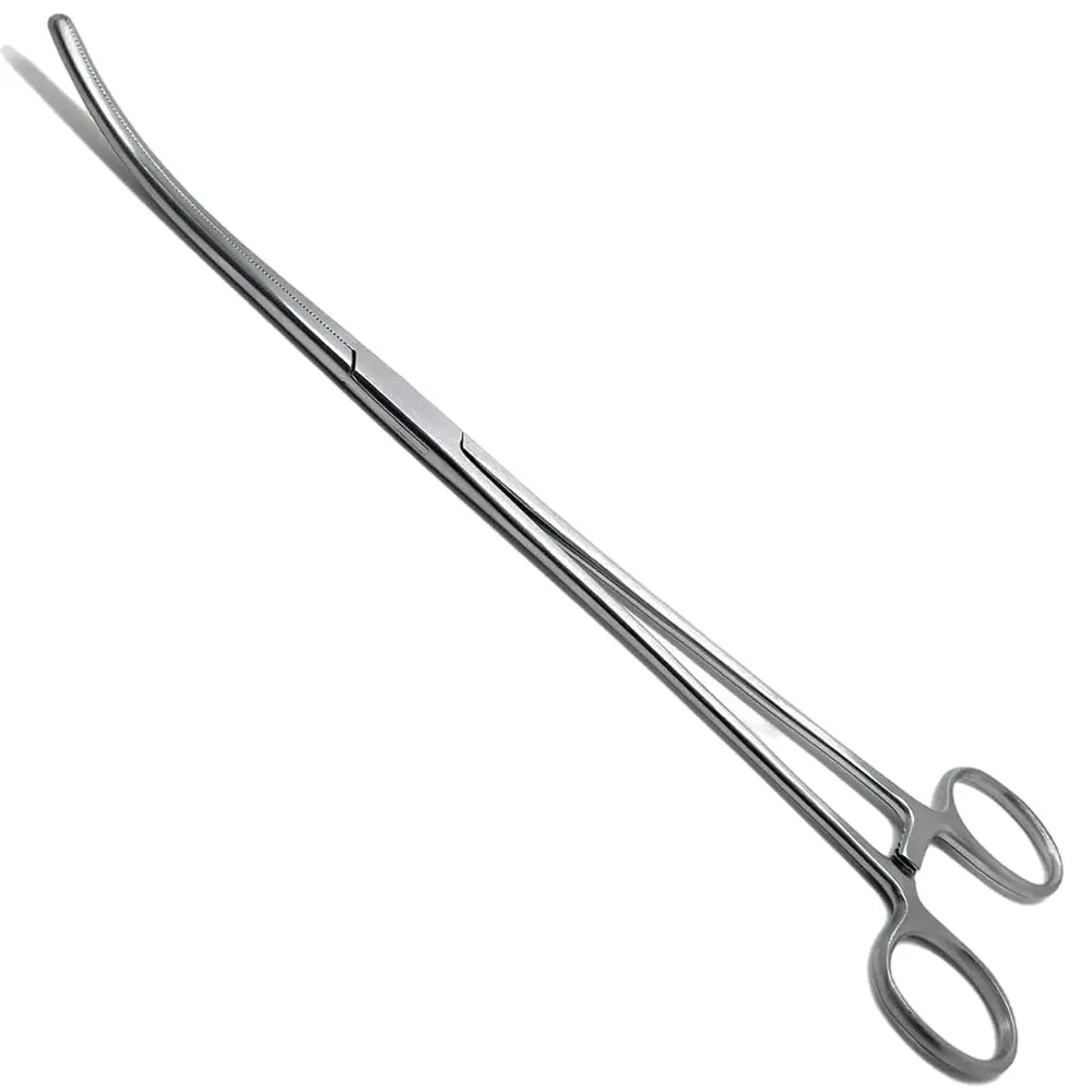 Pean Hemostat Forceps 12" Curved Forceps Tweezers, Fishing Forceps Locking Long Forceps Stainless Steel Clamps, Surgical Clamps Hemostats for Nurses, Fishing Curved Hemostats