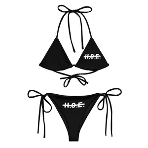 Highborne Over Everything All-Over Print Recycled String Bikini
