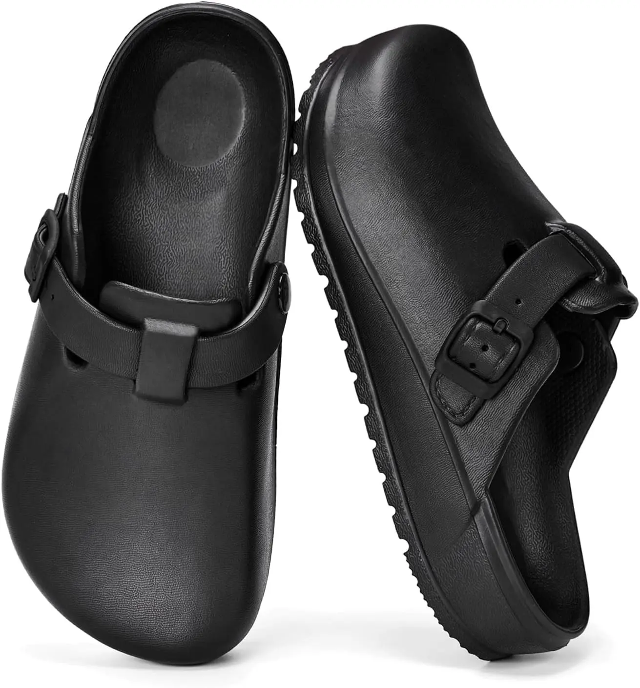 Arch Support Work Clogs Slip Resistant Orthopedic Shoes for Chef Nurse Garden Comfortable, Slip-On Cushion Slide Sandals