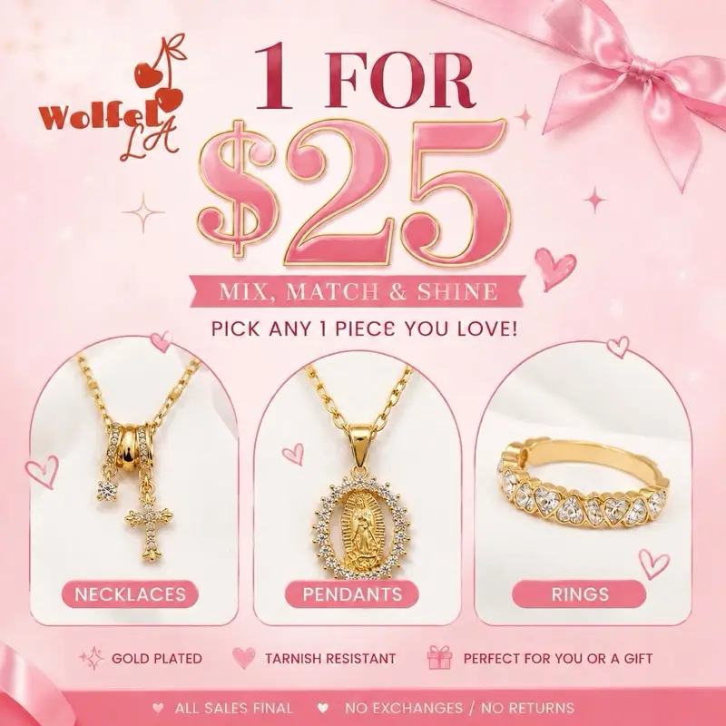 Pick your own Jewelry - Necklace, Ring, bracelet