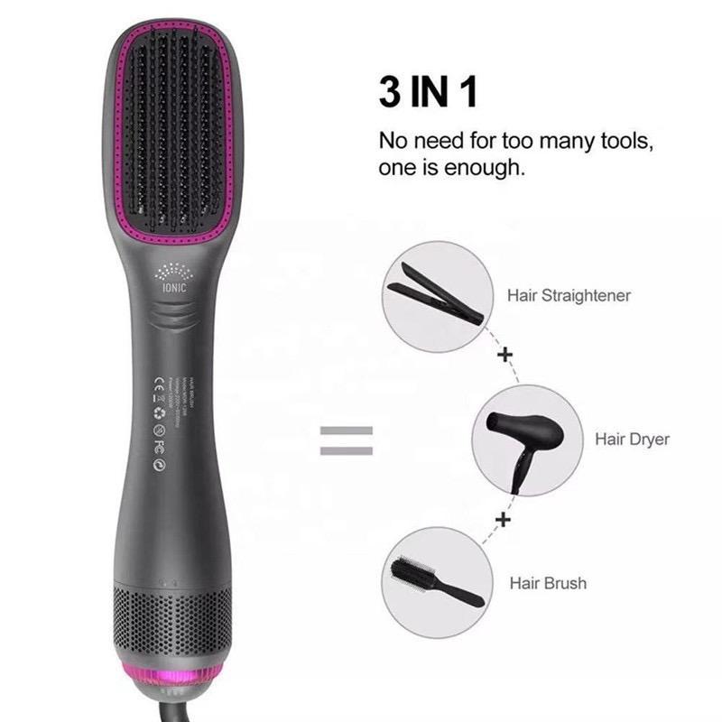 One-Step Hair Dryer and Styler, All-in-One Hair Brush Straightener for Salon-Quality Smooth & Straight Styles