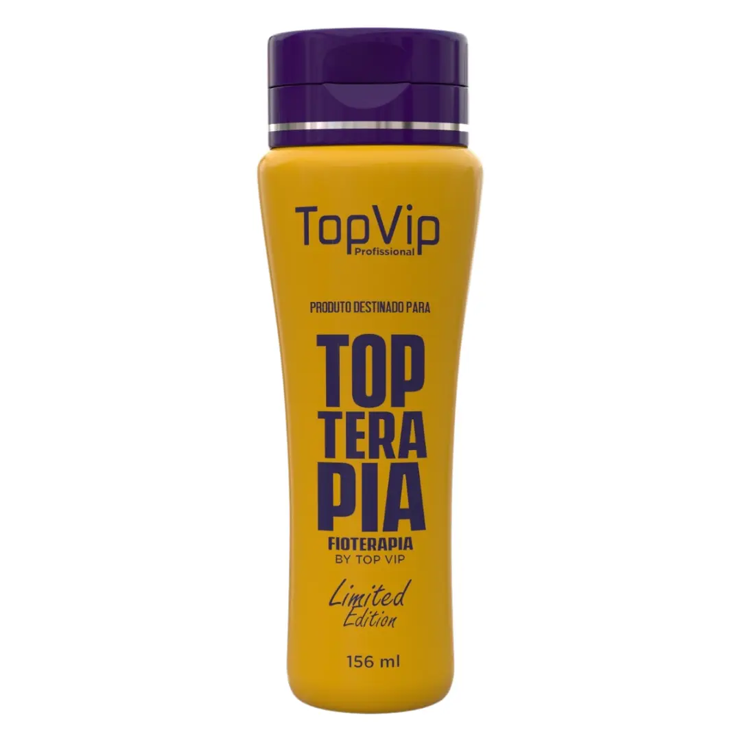 Fioterapia Top Vip Topterapia Brazilian Keratin Treatment 156ml - Organic & Formaldehyde-Free Formula for Straightening & Hydration Haircare Cleansing