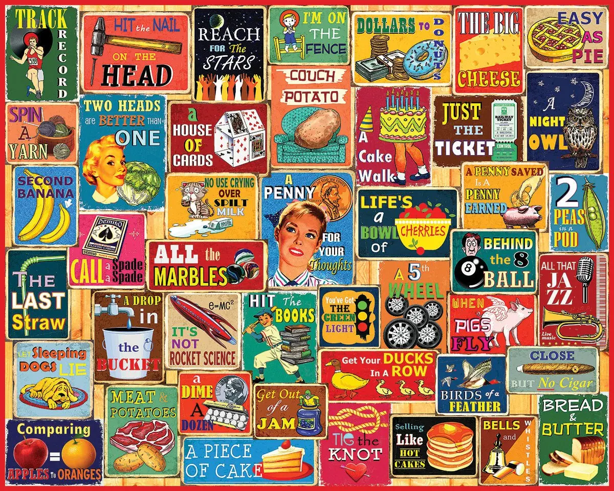Things We Say (1733pz) - 1000 Piece Jigsaw Puzzle