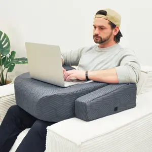 Wondertech Study Buddy Foam Lap Desk Pillow for Reading, Working, Gaming or Relaxing
