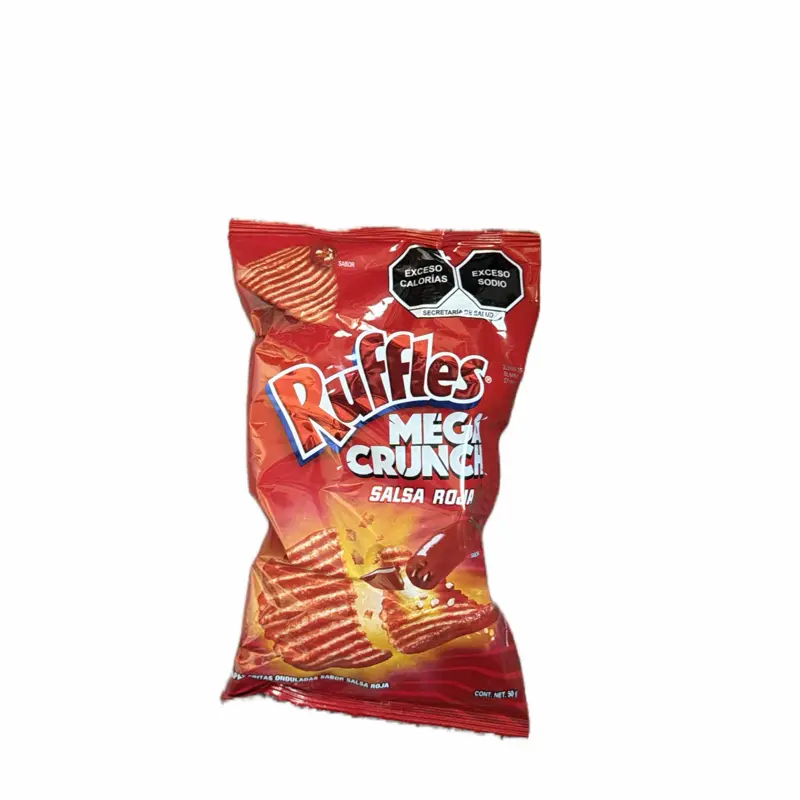 Ruffles Mega Crunch Salsa Roja Potato Chips - Crunchy Snack