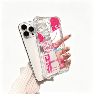 RB Luxury HD Crystal Clear Phone Case — Four Corner Air Cushion Drop Protection Case, Compatible with iPhone 16/15/14/13/12/11 Pro Max