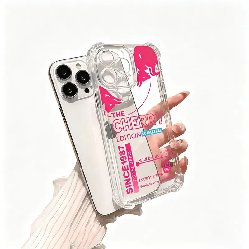 RB Luxury HD Crystal Clear Polycarbonate Phone Case - 4-Corner Air Cushion Drop Protection Case, Compatible with iPhone 16/15/14/13/12/11 Pro Max, Iphone 13
