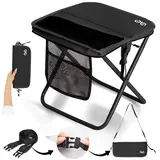 Camdoor Outdoor Camping Chair, Ultralight Portable Folding Backpack Chair with Shoulder Straps (Weighs 1.5 lbs, Supports 400 lbs) with 2 Side Storage Pockets for Camping, Hiking, Fishing, Sports, Tailgating and Outdoor Activities
