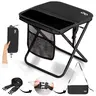 Camdoor Outdoor Camping Chair, Ultralight Portable Folding Backpack Chair with Shoulder Straps (Weighs 1.5 lbs, Supports 400 lbs) with 2 Side Storage Pockets for Camping, Hiking, Fishing, Sports, Tailgating and Outdoor Activities