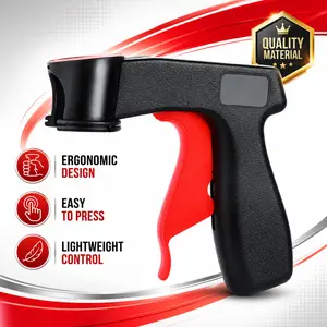 Spray Gun Handle Universal Refinishing Color Changing Handheld Car Tool Paint Sprayer Coating Applicator Ergonomic Design for Cars Wall Furniture Metal DIY Graffiti
