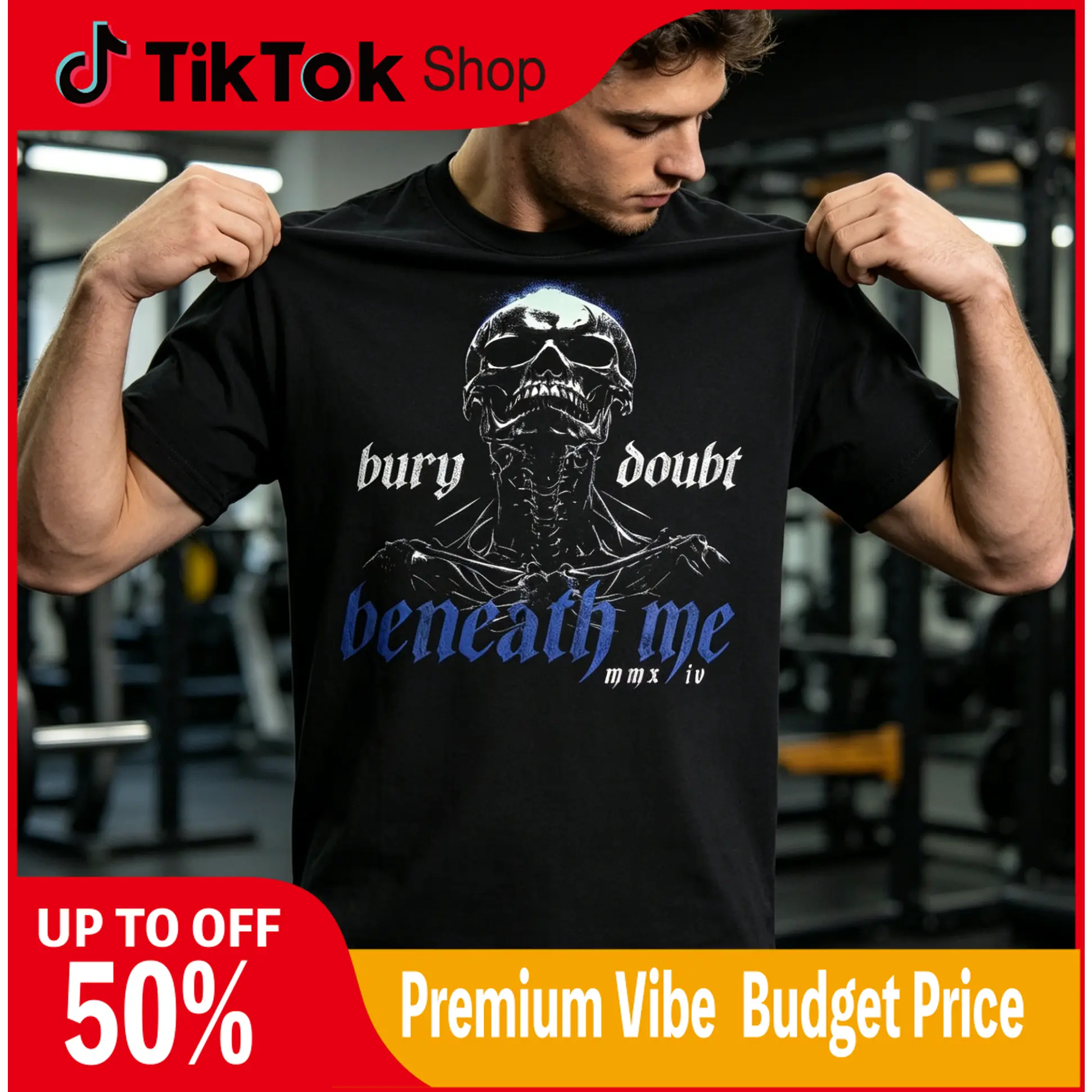 Gymreapers Skull Graphic Tees