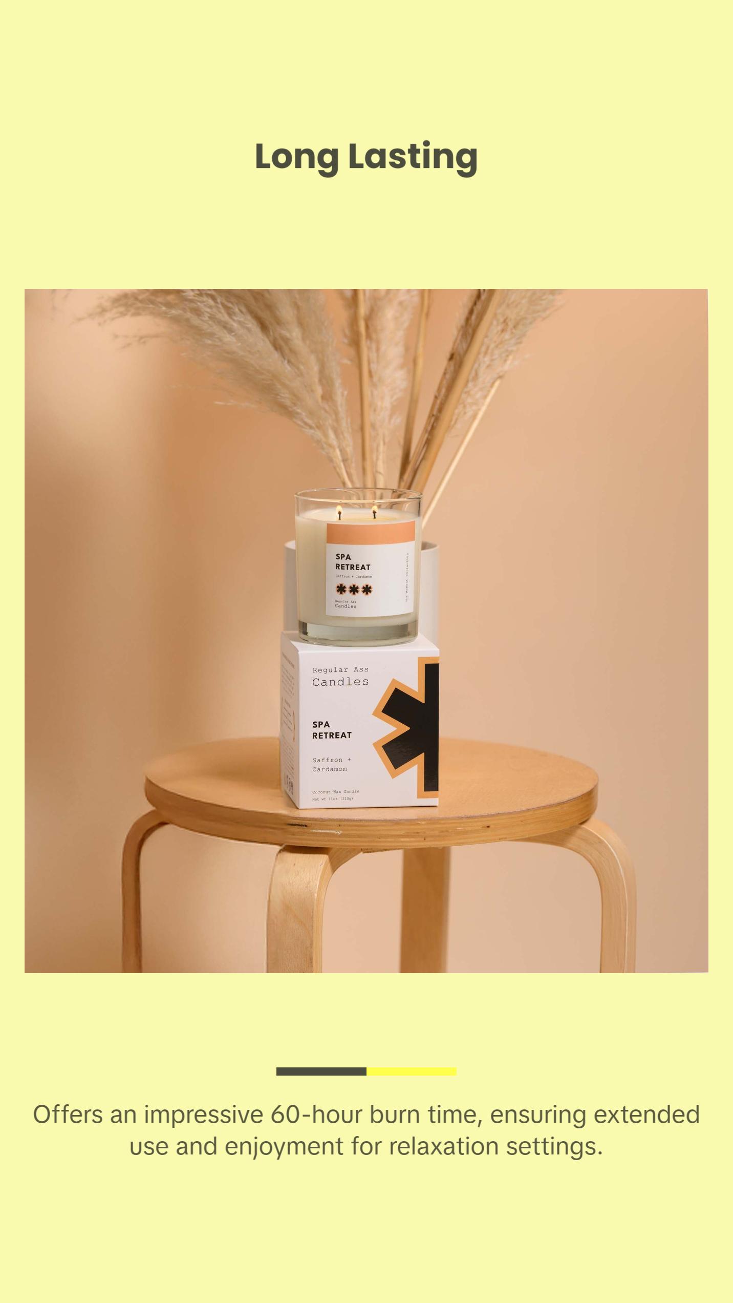 SPA RETREAT Saffron, Cardamom, Sandalwood Candle