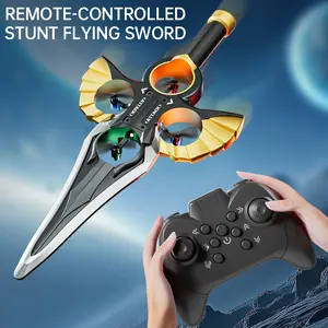 Remote-Controlled Flying Sword Stunt Toy - Exciting Aerial Maneuvers for Fun Playtime