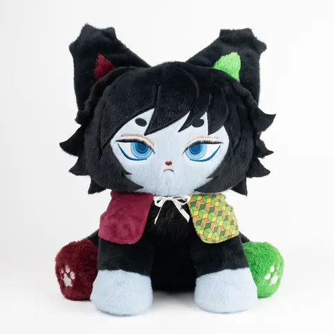 Plushshop 17in Cute Giymeow Stuffed Toy - Adorable Animal Design, Anime/Manga Figure Collectible, Gift-Ready Plush, Warm Décor Touch, Soft Animal Character Stuffed Toy for 3+ Years (Few Pcs Available)