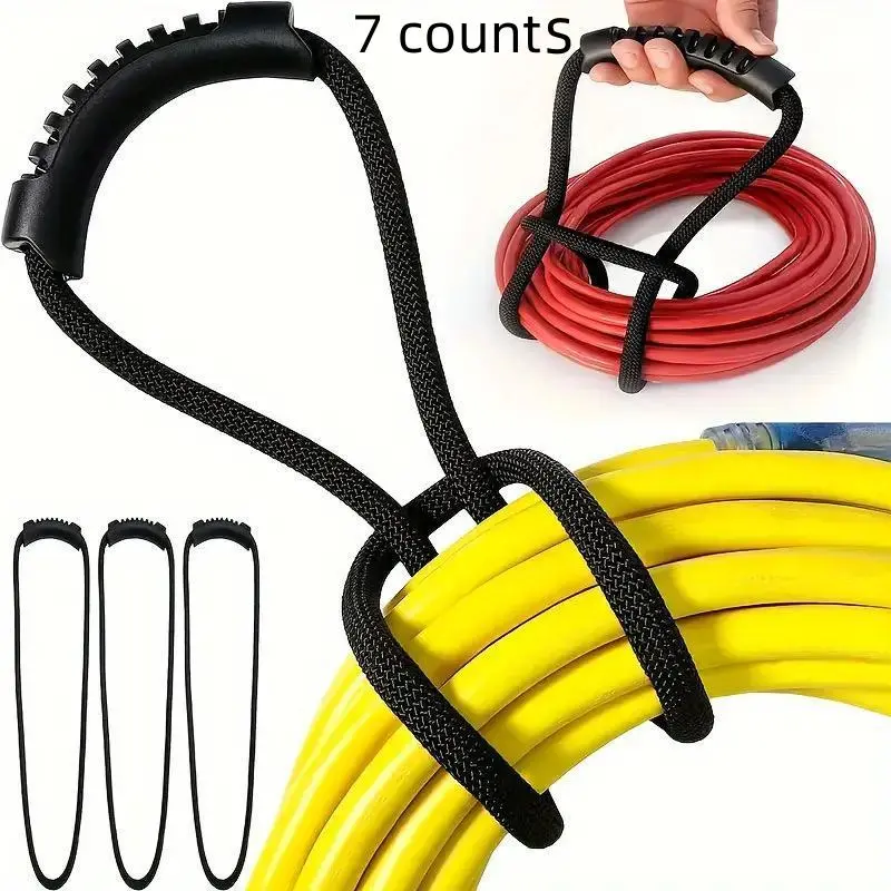 Extension Cord Organizer, Multi-purpose Extension Cord Organizer, Multifunctional Cable Tie, Cable Organizers for Cords, Cord Storage, Cord Holders, Cord Holders for Cables, Hose Holder, Space Saver for Home, Garage, Boat, RV, and More