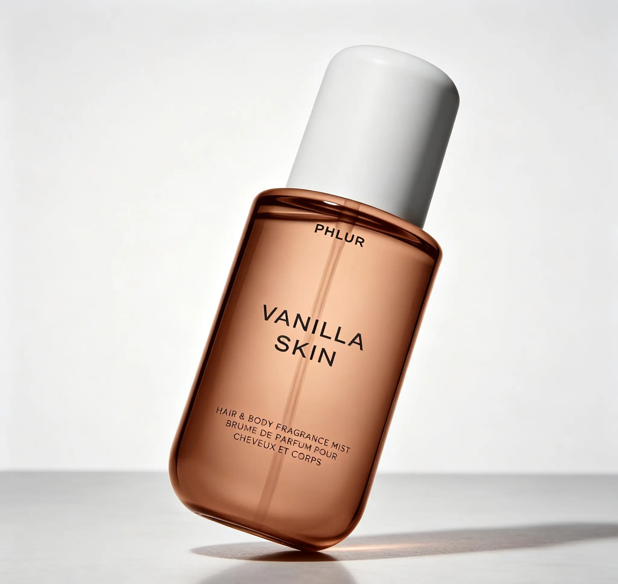 PHLUR Vanilla Skin Hair & Body Mist 8 Fl Oz 240ml｜Women’s Vanilla Body Spray｜Warm Fragrance with Pink Pepper, Cashmere Wood & Sandalwood For Hair & Body