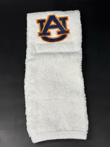 Auburn Tigers White Football College Game Towel Football Cotton New
