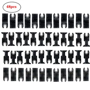 dealsforyoudays findmall 48Pcs Oscillating Tool Accessories Set 1-3/8, 1-3/4 Inch Multi Tool Blades Oscillating Saw Blades Accessories