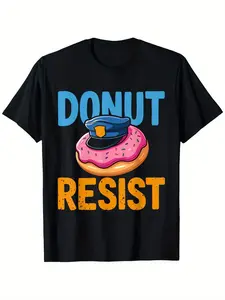 Humorous Donut-Themed Shirt for Both Men And Women Perfect for Doughnut Enthusiasts. This Stylish Tee Is Made from 100% Pure with a Fabric Weight of 180G Available in Sizes S to XXXL And Offers a Super Soft Feel