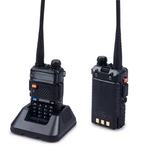 1 Pack Baofeng GMRS Walkie Talkie Handheld Long Range UV-5R Rechargeable Two-Way Radio Transceiver with Programming Cord Speaker Microphone Full Set