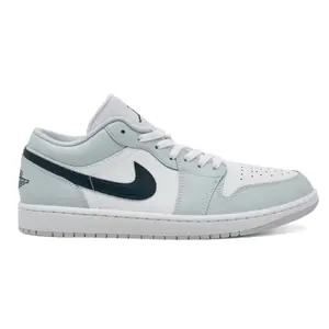 Nike Air Jordan 1 Low Aura Squadron Blue 553558-400 Men's Fashion Shoes New