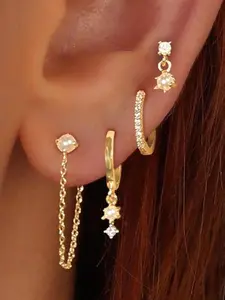 Fashionable Elegant Earrings, Stylish Earrings, Trendy Cute Earring Sets for Multiple Piercings, Fashion Jewelry for Women