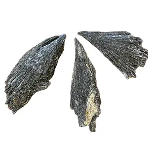Black Kyanite Fan for Meditation & Intuition - Grounding Energy Tool for Chakra Alignment & Spirit Guide Connection - Essential for Spiritual Practices